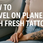 how to travel on plane with fresh tattoo