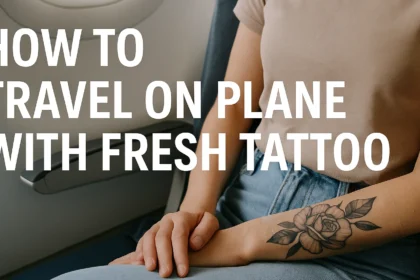 how to travel on plane with fresh tattoo