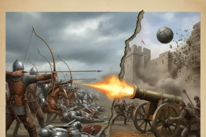 what new technology developed in the hundred years war