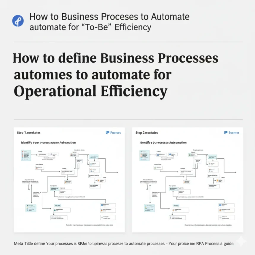 How to Define Business Processes to Automate for Operational Efficiency