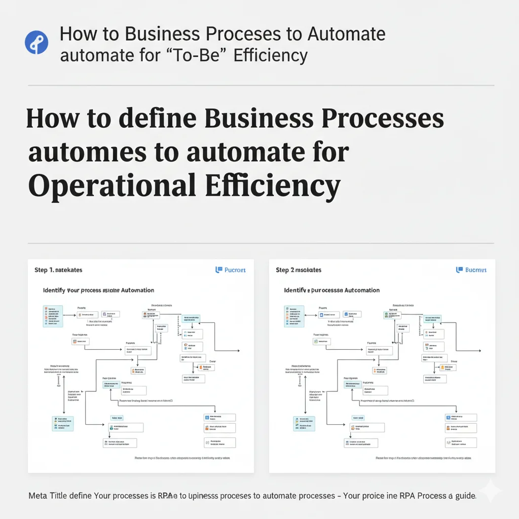 How to Define Business Processes to Automate for Operational Efficiency