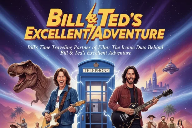 bill's time traveling partner of film