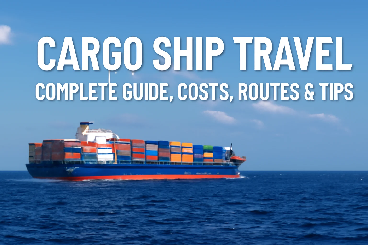 cargo ship travel