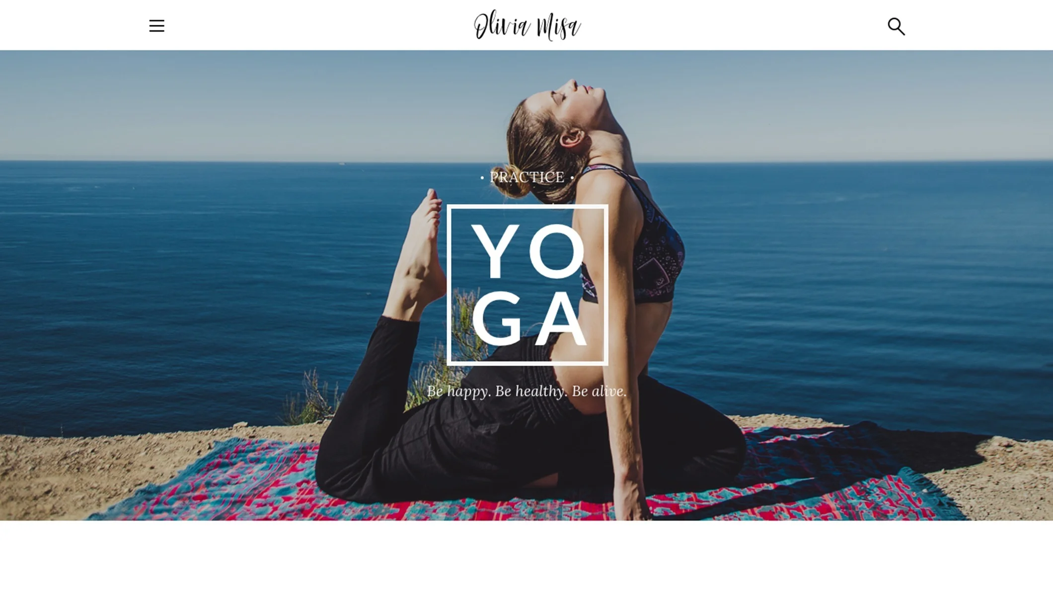 Weebly yoga themes